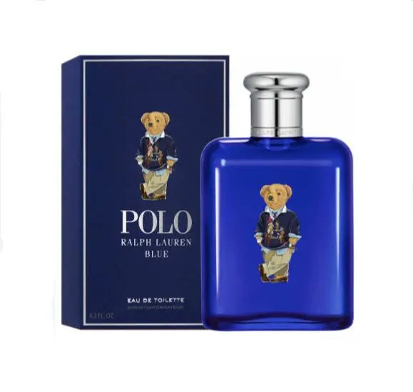 Holiday Bear Edition Polo Blue By Ralph Lauren For Men's  4.2 oz EDT Spray - perfumesandrea