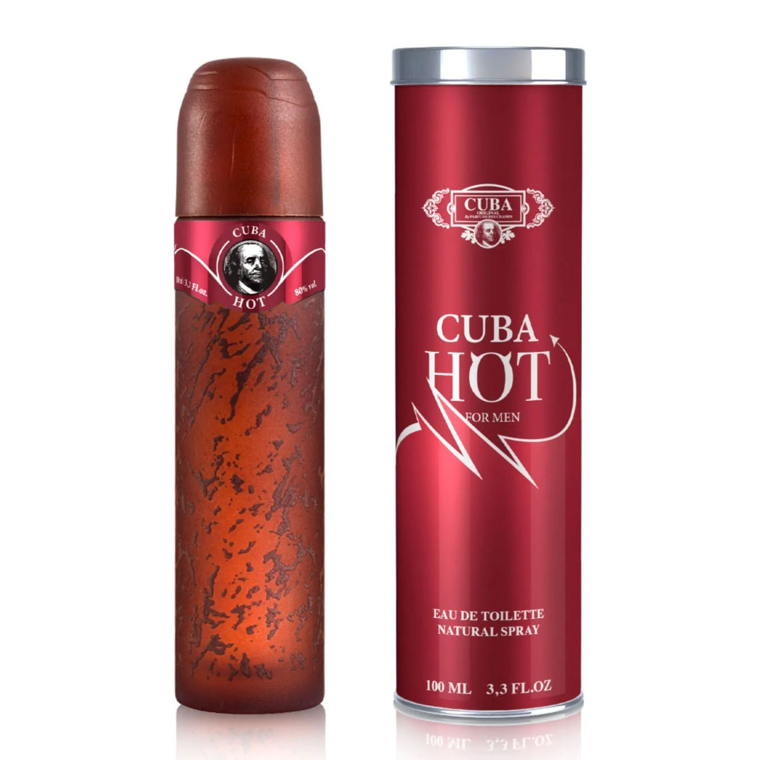 Hot By Cuba For Men 3.3oz EDT Spray