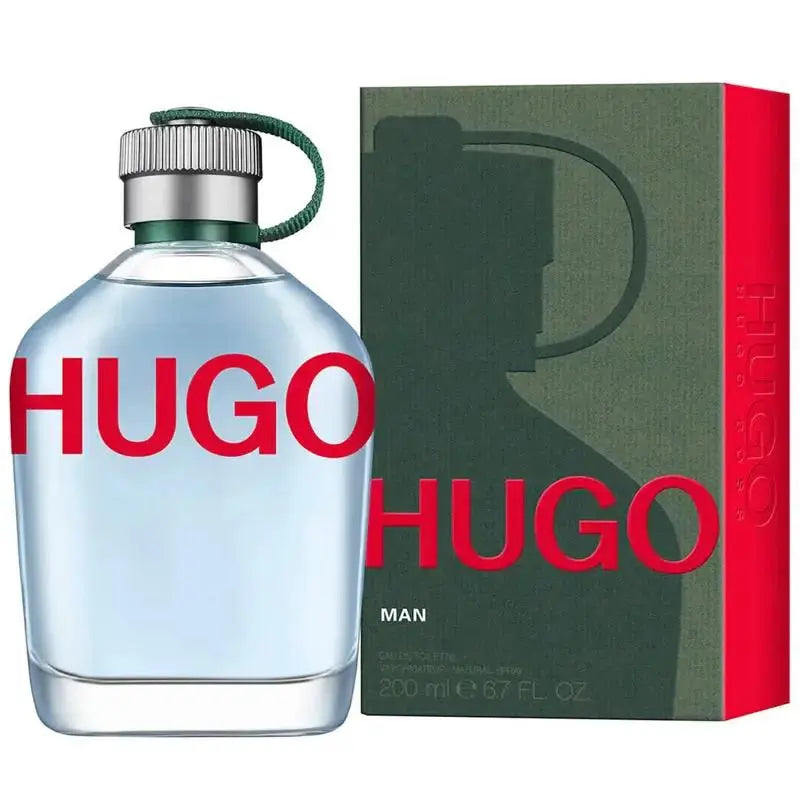 Hugo Man by Hugo Boss for Men 6.7oz EDT perfume bottle