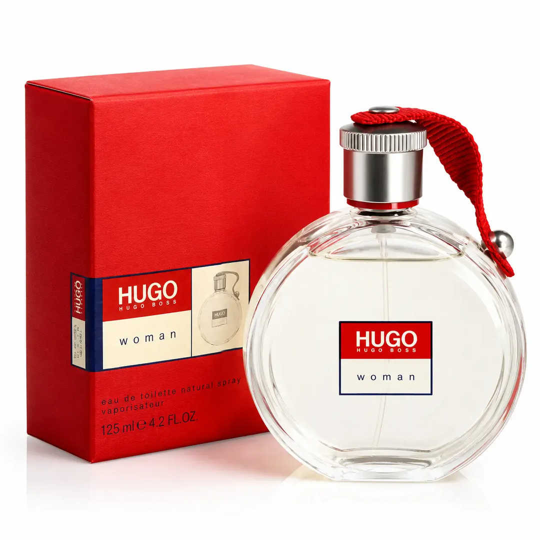 Hugo Woman by Hugo Boss for Women 4.2oz EDT perfume bottle