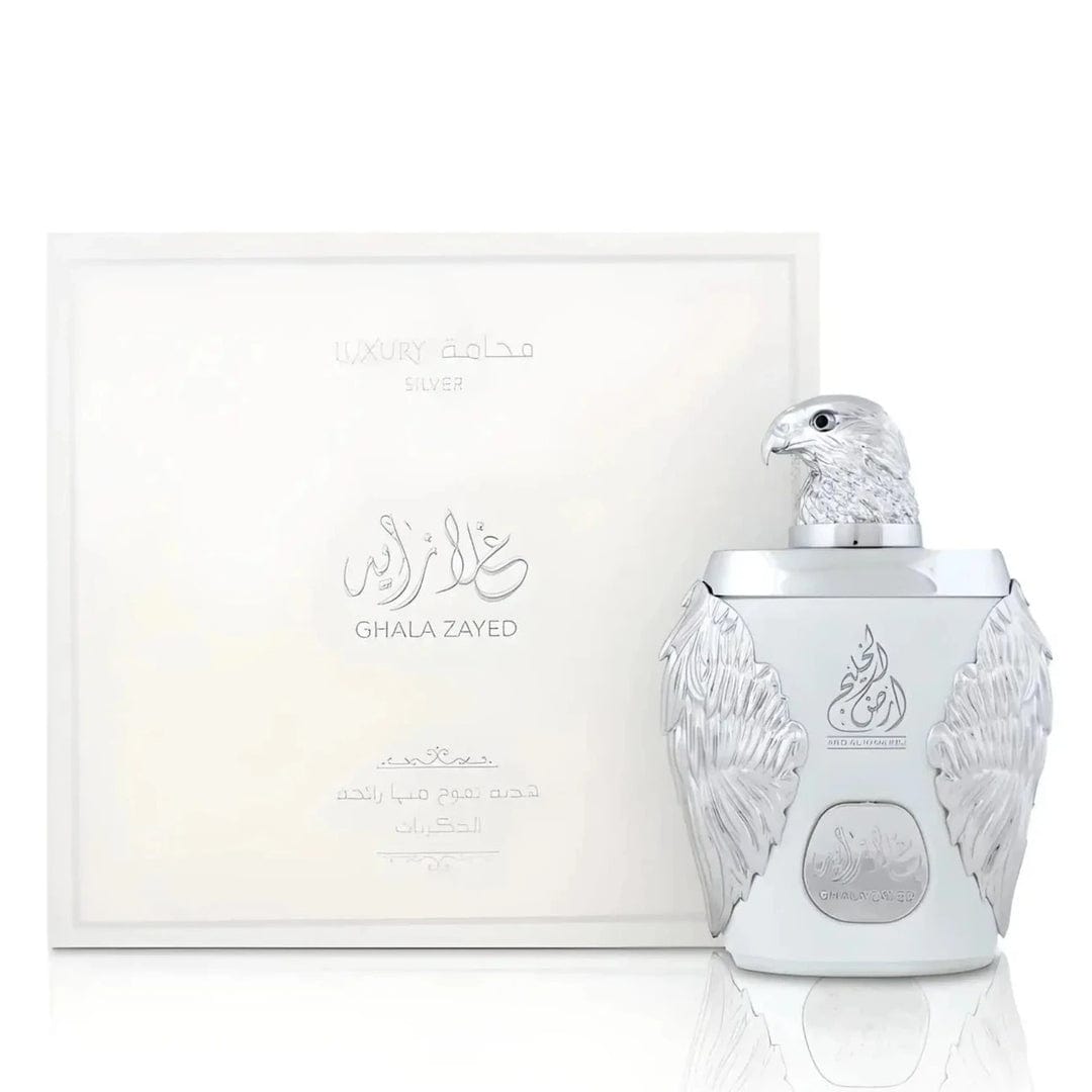 Ard Al Khaleej Luxury Silver (Ghala Zayed) Unisex Eau de Parfum 3.4 oz