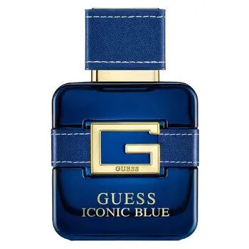 Guess Iconic Blue 3.4oz Eau de Parfum bottle close-up
