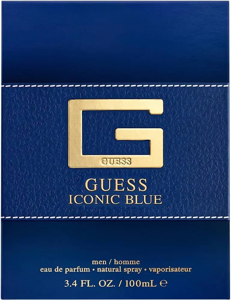 Guess Iconic Blue original 3.4oz Eau de Parfum box