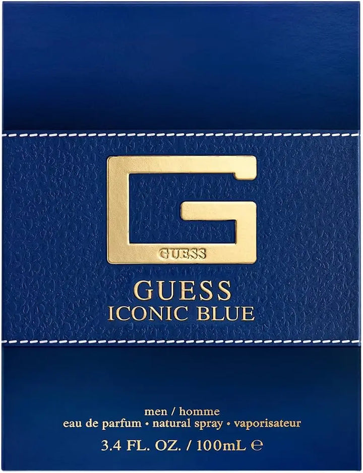 Guess Iconic Blue original 3.4oz Eau de Parfum box