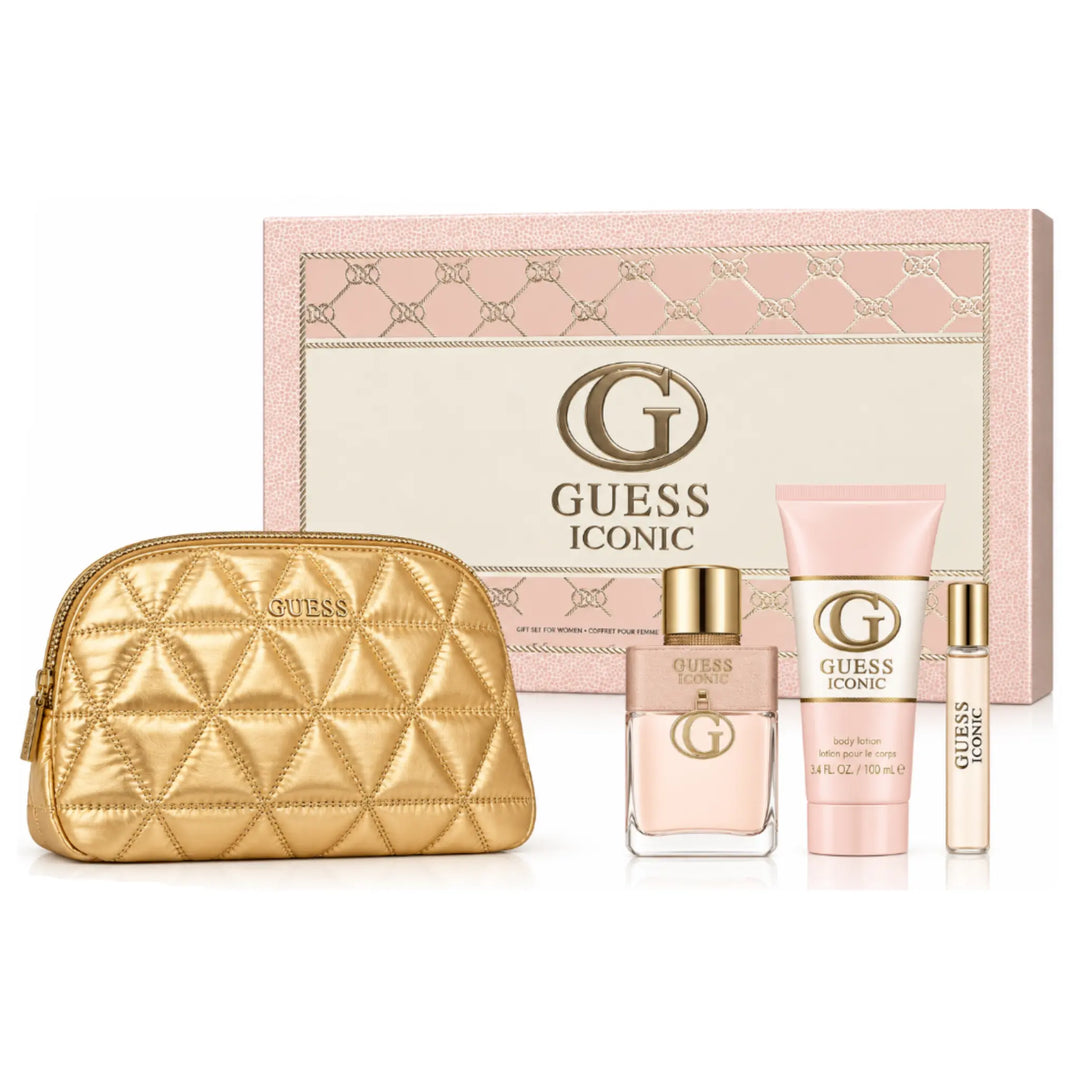 Iconic 4-Piece Set By Guess For Women 3.4oz EDP Spray