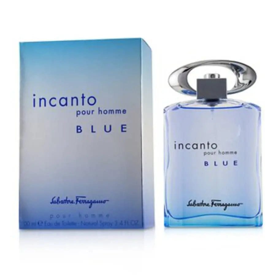 Incanto Blue By Salvatore Ferragamo For Men 3.4oz EDT Spray - perfumesandrea