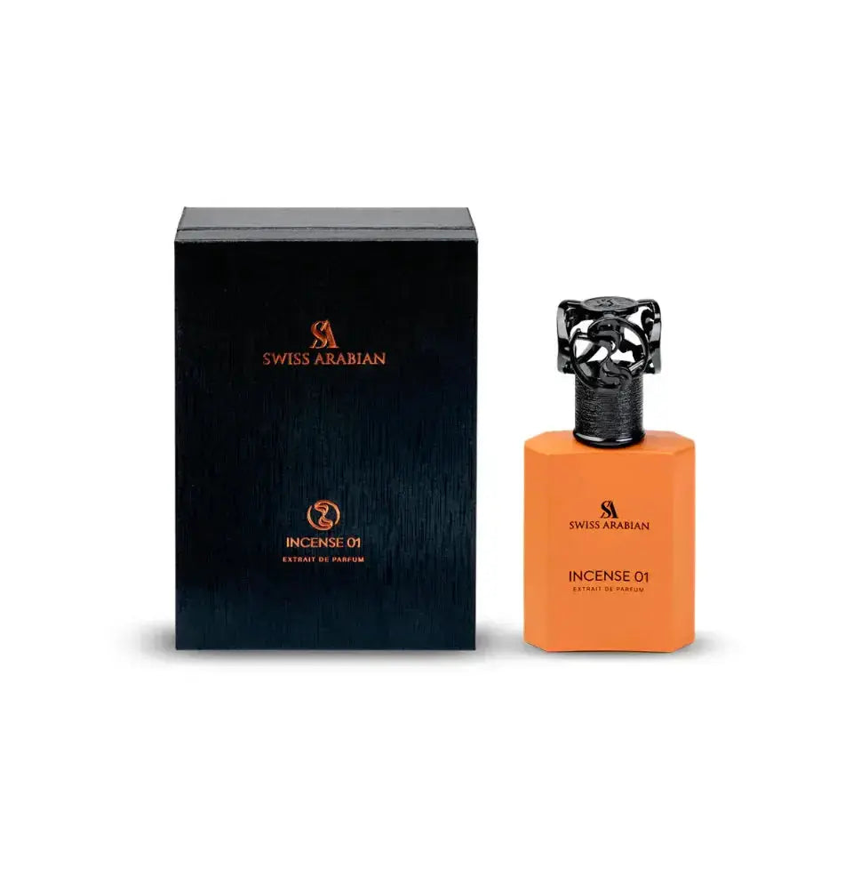 Incense 01 Swiss Arabian for Men 1.7oz EDP perfume bottle