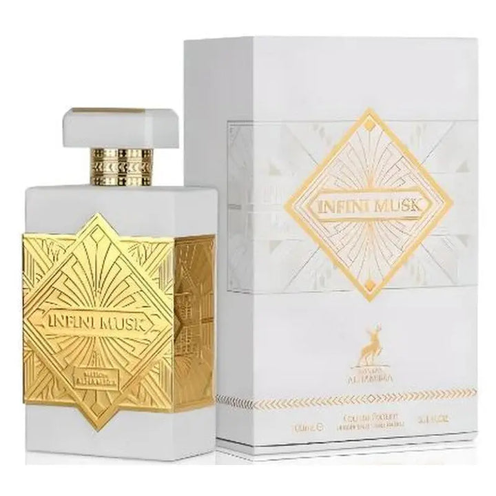 Infini Musk by Maison Alhambra Unisex 3.4oz EDP perfume bottle