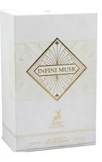 Infini Musk by Maison Alhambra original 3.4oz Eau de Parfum box