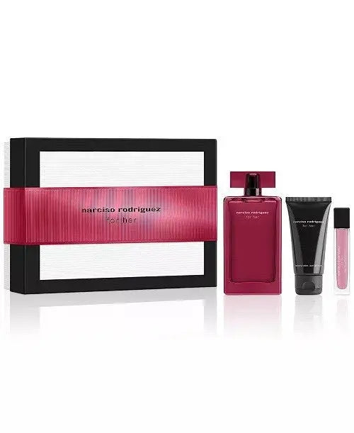 Narciso Intense original 3-piece gift set box for women