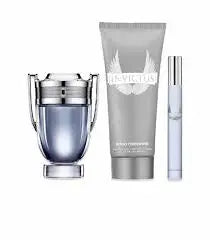 Invictus By Paco Rabanne For Men 3Pcs Set EDT Spray Paco Rabanne