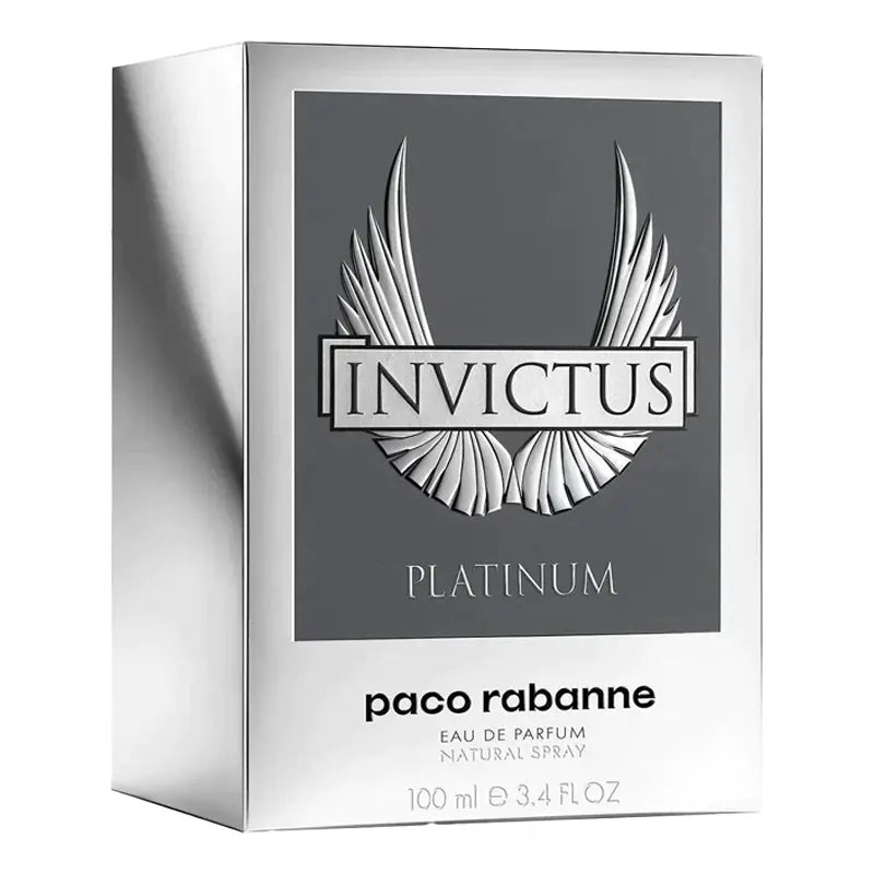 Invictus Platinum By Paco Rabanne For Men 3.4oz EDP Spray Paco Rabanne