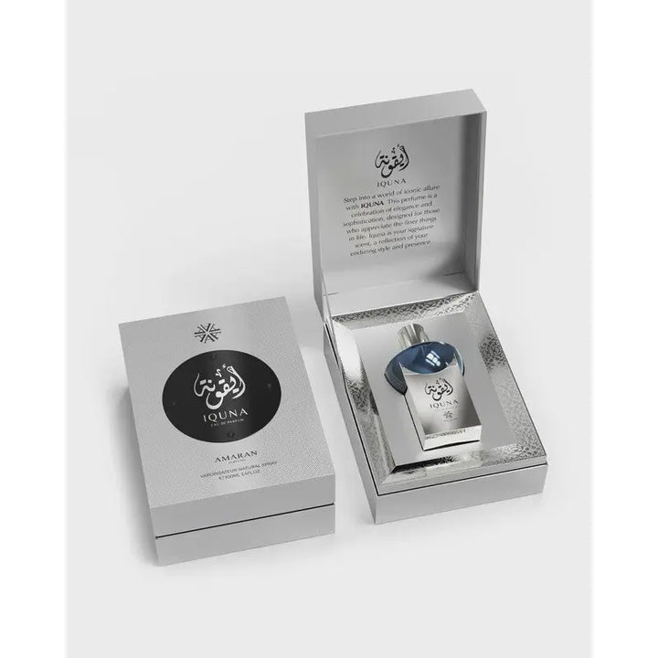 Iquna by Amaran original 3.4oz Eau de Parfum box