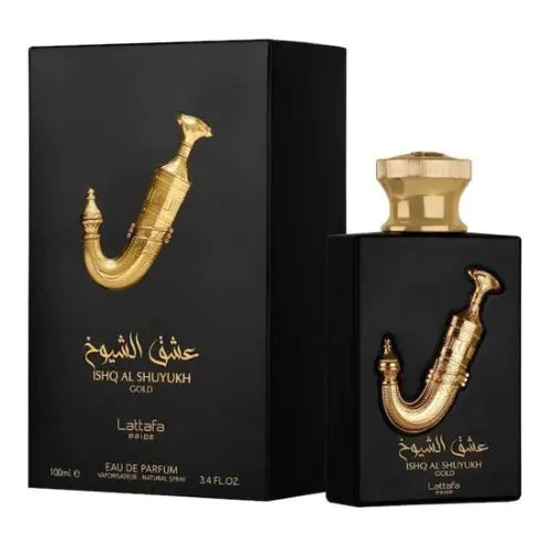 Ishq Al Shuyukh Gold By Lattafa 3.4 oz Unisex EDP Spray - perfumesandrea