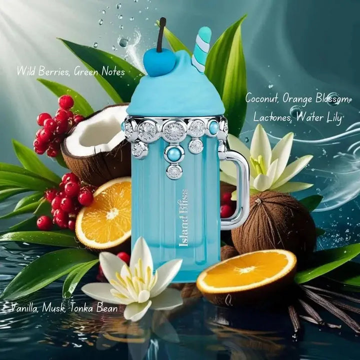 Island Bliss Armaf EDP bottle detail