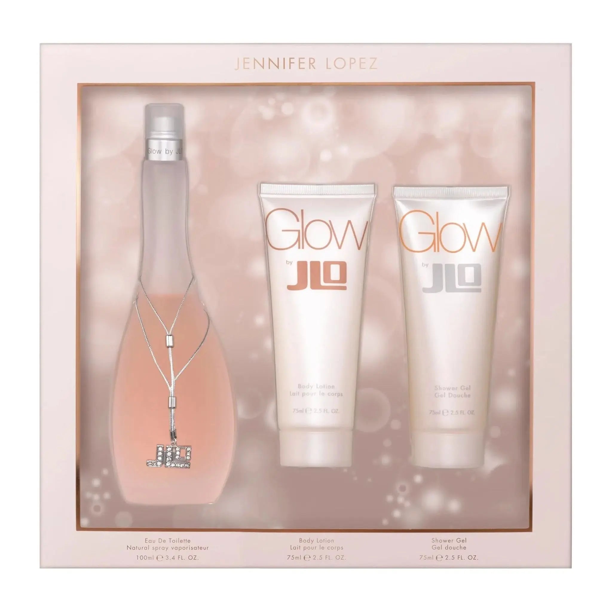 Jennifer Lopez Glow 3-Piece Set 3.4oz Women EDT Spray by Jennifer Lopez
