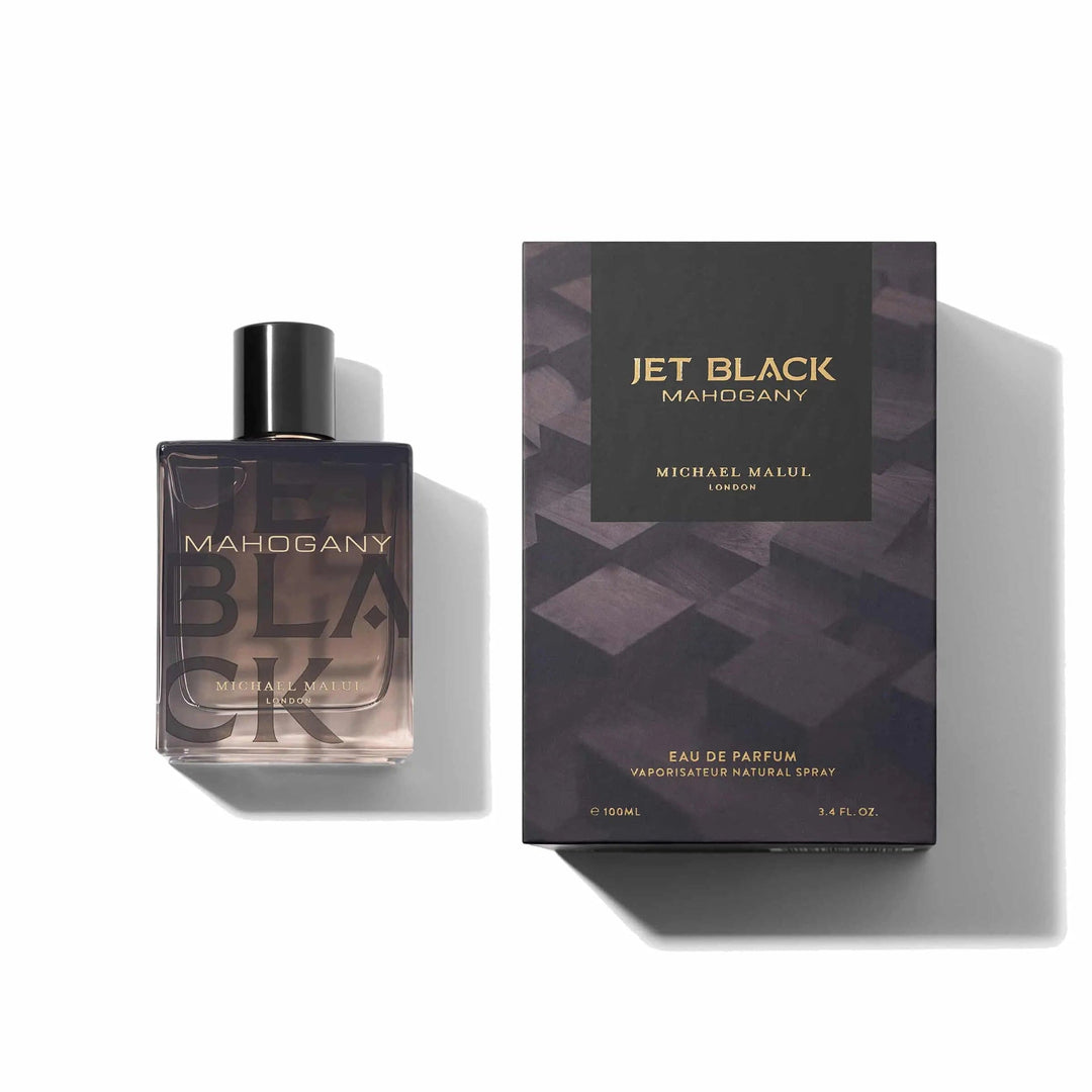 Jet Black Mahogany By Michael Malul For Men 3.4 oz EDP Spray - perfumesandrea
