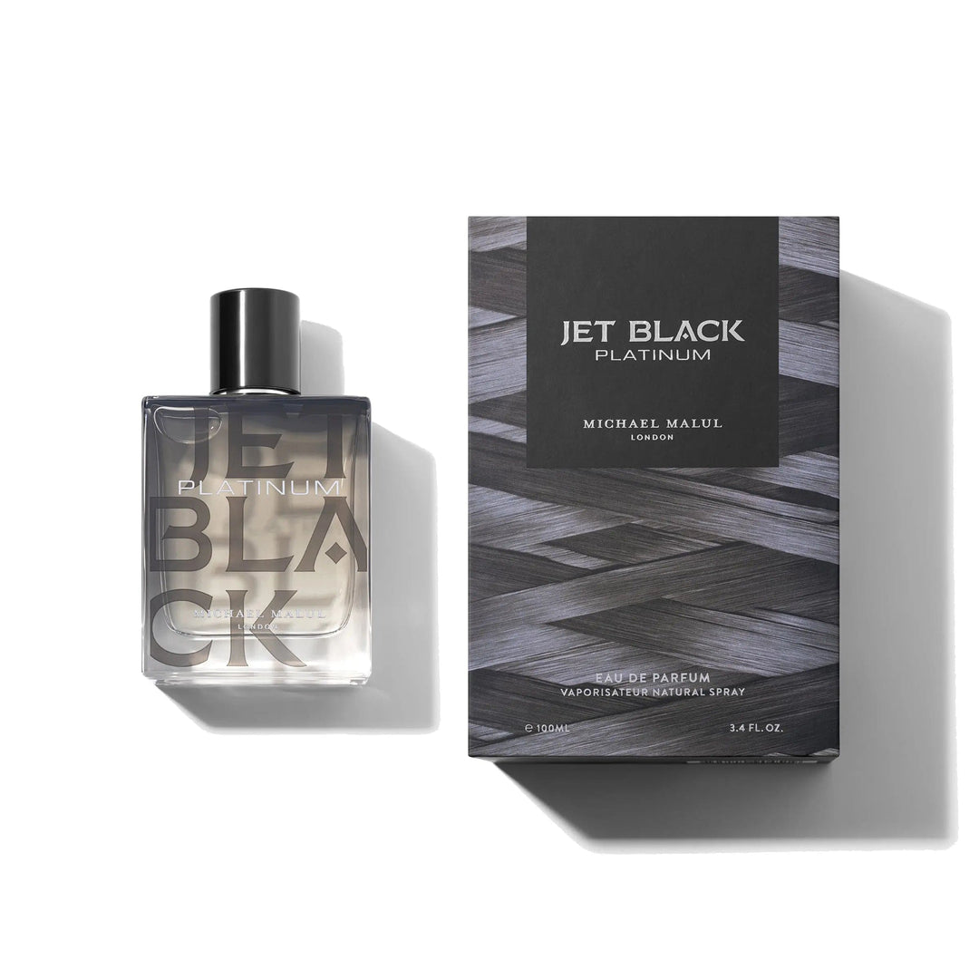 Jet Black Platinum By Michael Malul For Men 3.4 oz EDP Spray - perfumesandrea
