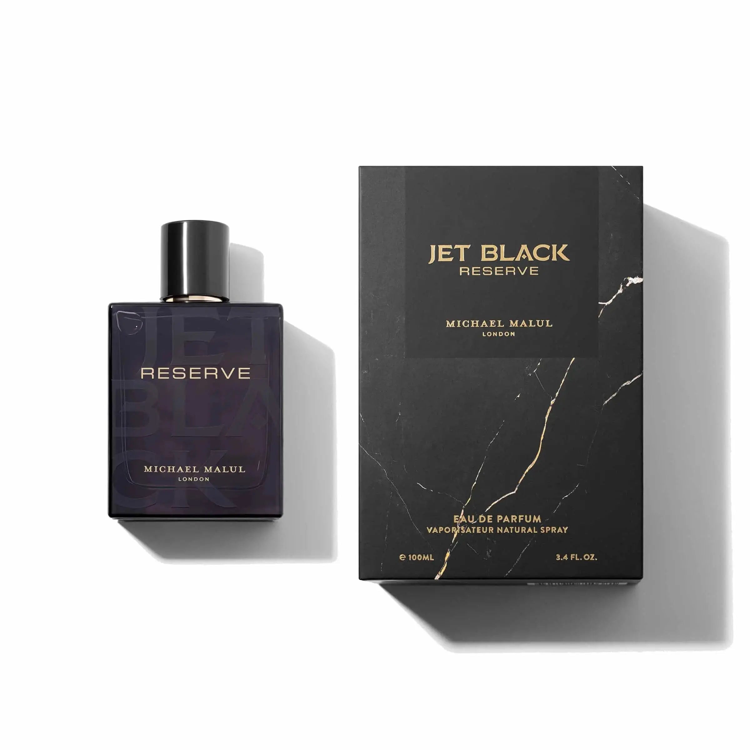 Jet Black Reserve by Michael Malul 3.4oz EDP perfume for men