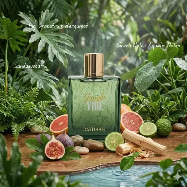 Jungle Vibe By Rayhaan 3.4oz For Men EDP Spray