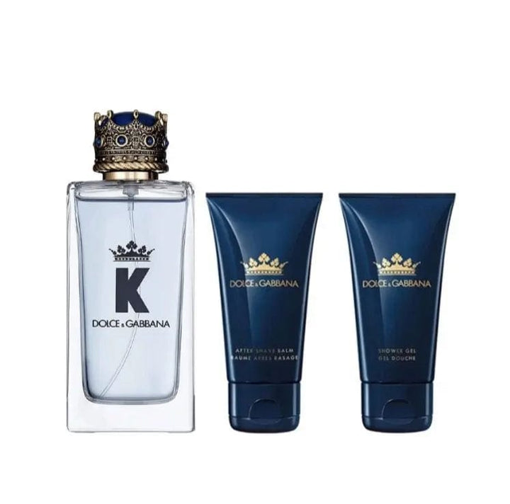 K By Dolce &amp; Gabbana 3 Piece Gift Set For Men Eau De Toilette
