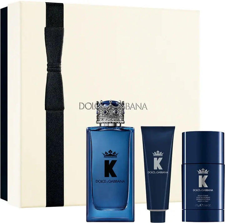 K by Dolce &amp; Gabbana 3 Piece Gift Set For Men Eau de Parfum - perfumesandrea