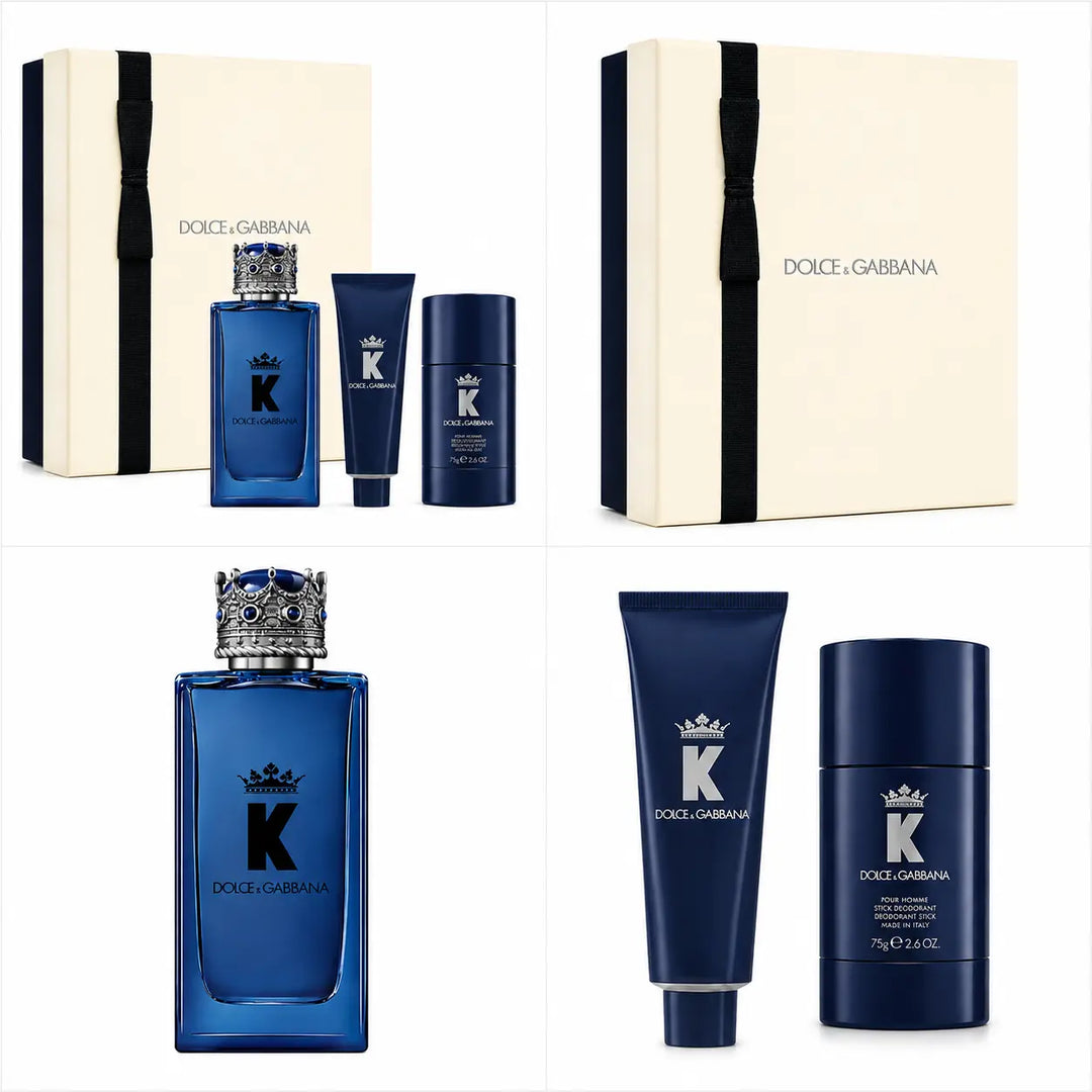 K by Dolce &amp; Gabbana 3 Piece Gift Set For Men Eau de Parfum - perfumesandrea
