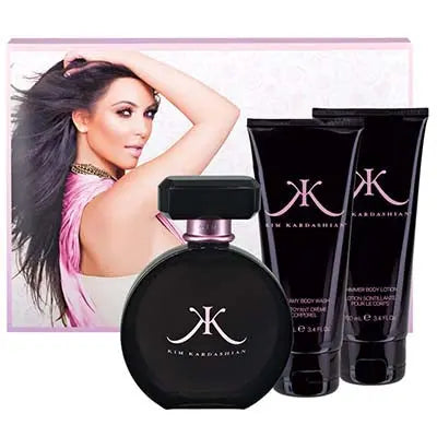 Kim Kardashian 3-Piece Set By Kim Kardashian For Women 3.4oz EDP Spray