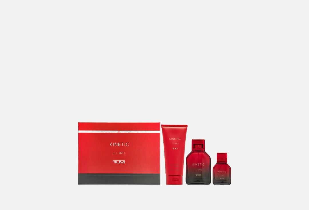 Kinetic [--:--GMT] By Tumi For Men 3Pcs Set EDP Spray tumi