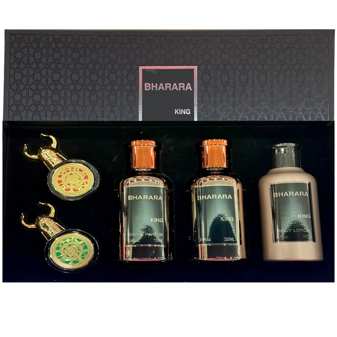 King 5-Piece Set By Bharara For Men 3.4oz EDP Spray