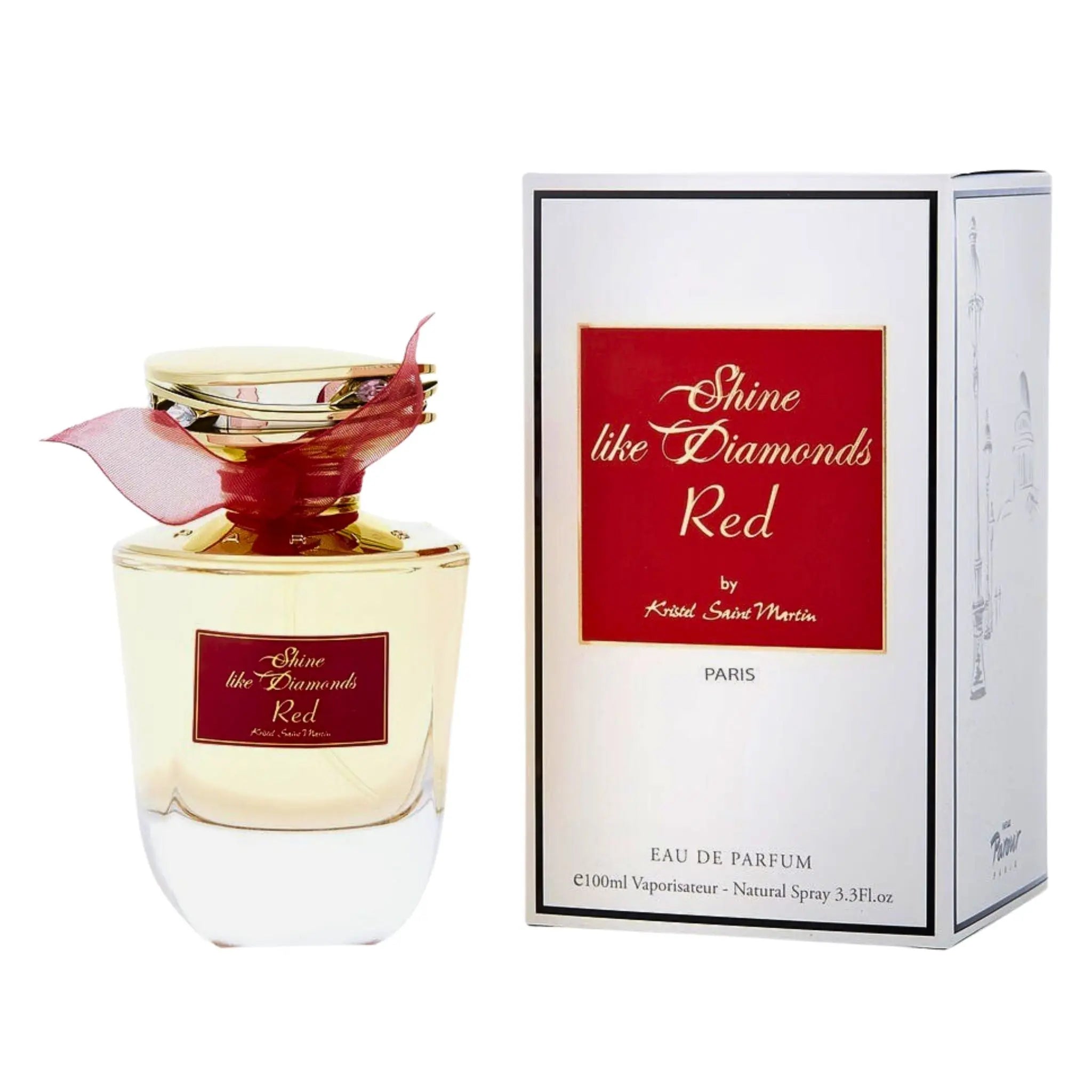 Kristel Saint Martin Shine Like Diamonds Red 3.3oz Women EDP Spray by Kristel Saint Martin