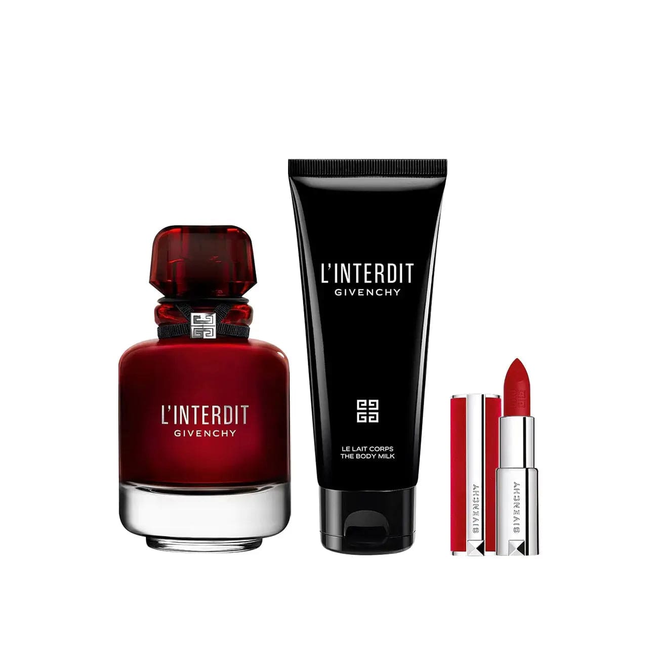 L'Interdit Rouge By Givenchy For Women (3pc Gift Set) Givenchy