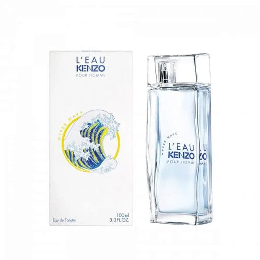 L'eau Hyper Wave By Kenzo For Men 3.4 oz EDT Spray - perfumesandrea
