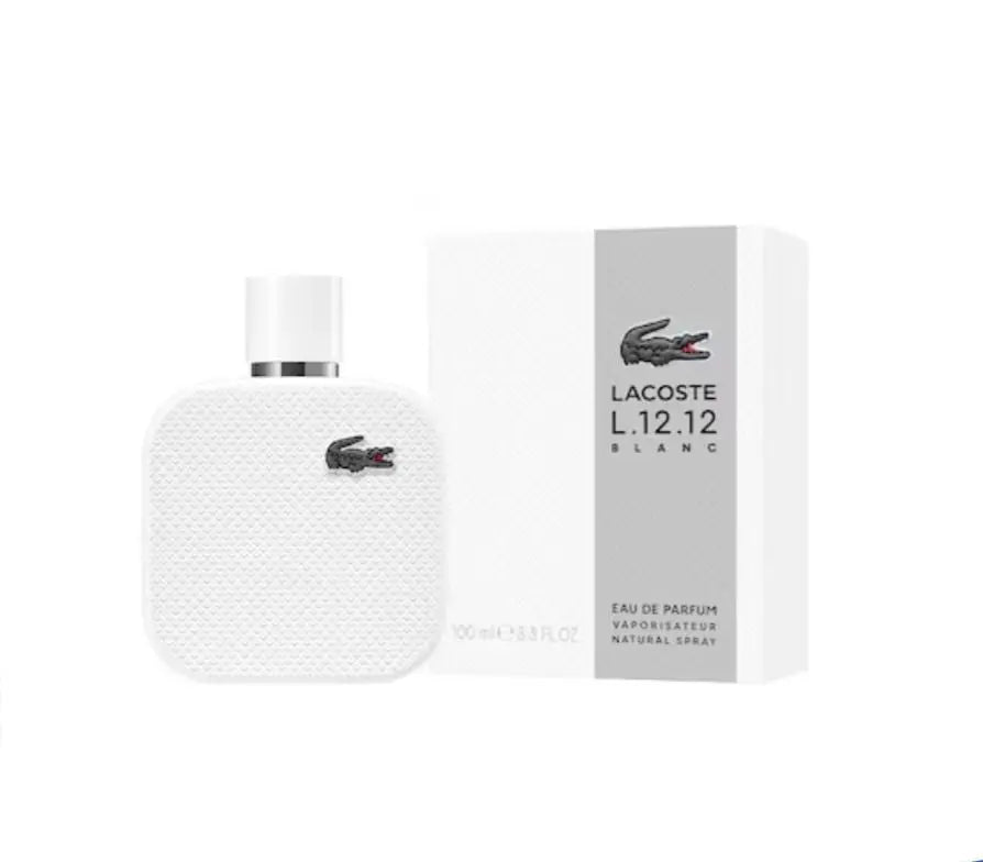 Lacoste L.12.12 Blanc For Men 3.38 oz EDP Spray - perfumesandrea