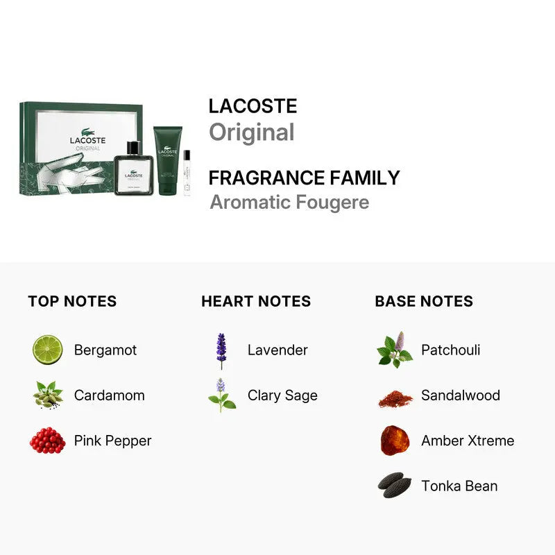 Lacoste Parfum fresh everyday fragrance