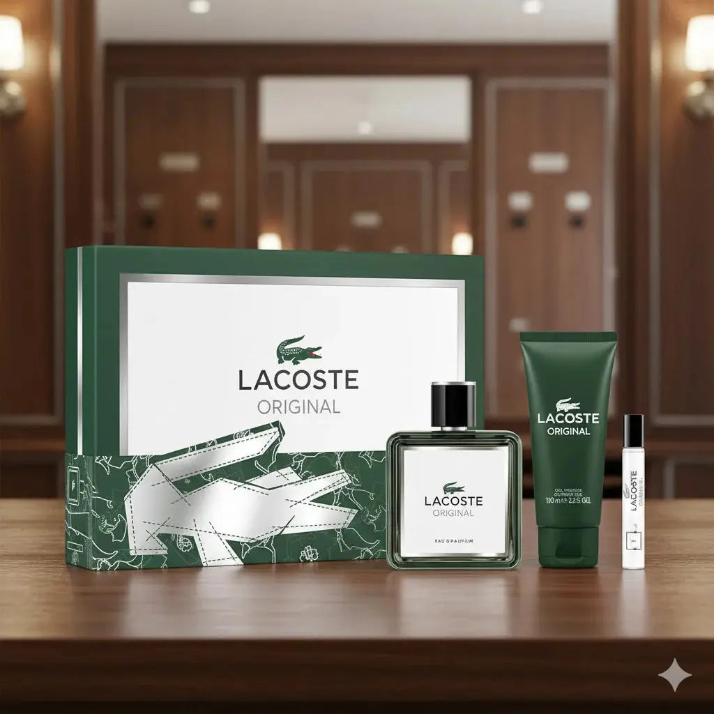 Lacoste Parfum set all items included
