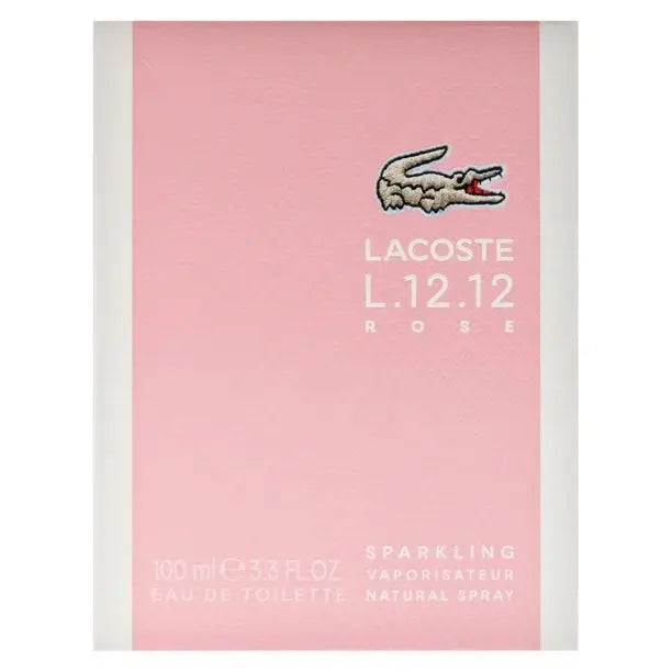 Lacoste Rose Sparkling Women 3.3oz EDT Spray