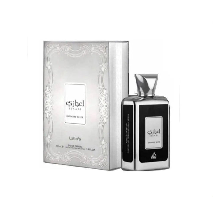 Lattafa Ejaazi Intensive Silver Unisex 3.4 oz EDP Spray - perfumesandrea