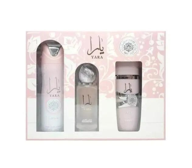 Lattafa Yara 3pc Gift Set For Women Eau De Parfum Lattafa