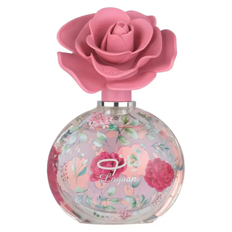 Layaan by Lattafa Women 2.53oz EDP perfume bottle detail