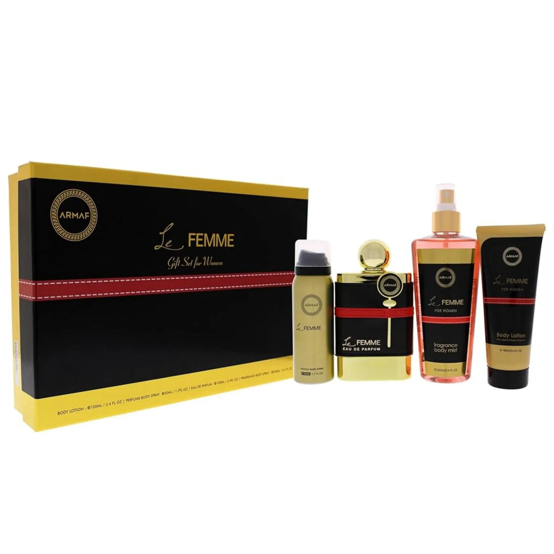 Le Femme 4-Piece Set By Armaf For Women 3.4oz EDP Spray