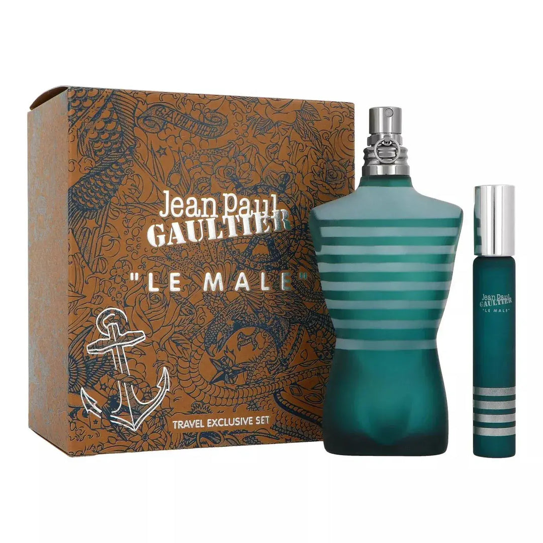 Le Male 2-Piece Set By Jean Paul Gaultier For Men 4.2oz EDT Spray