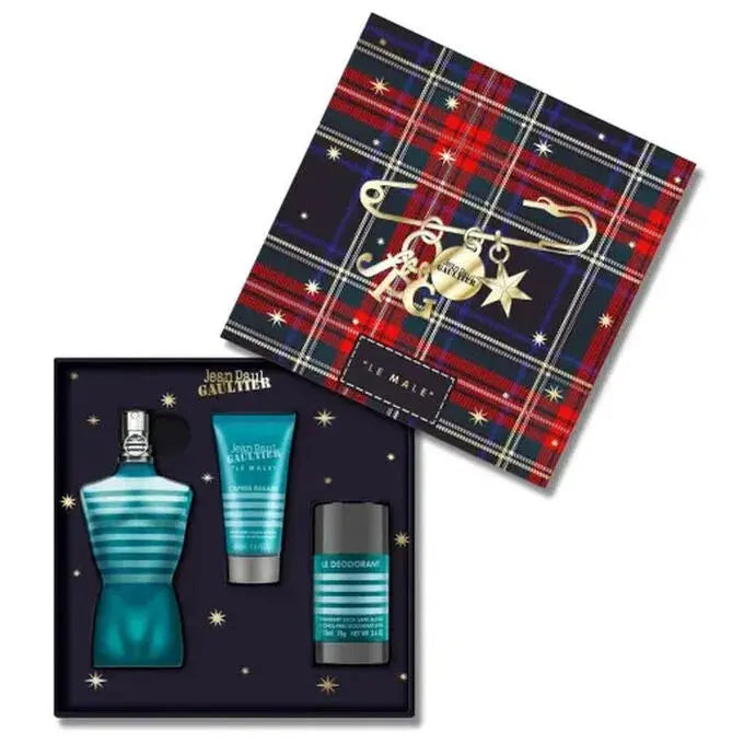Le Male by Jean Paul Gaultier – Men’s 3Pcs EDT Gift Set