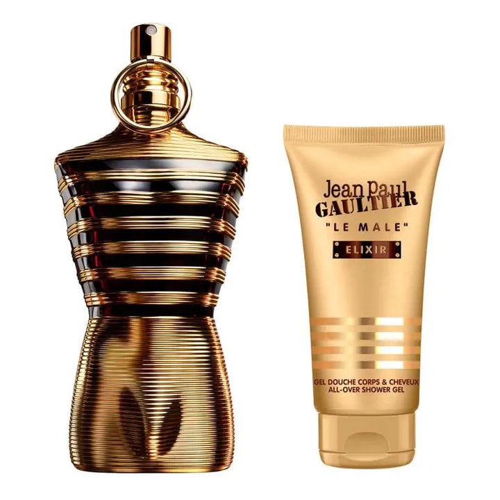 Jean Paul Gaultier Le Male Elixir 2Pc Set with 4.2oz Parfum Spray