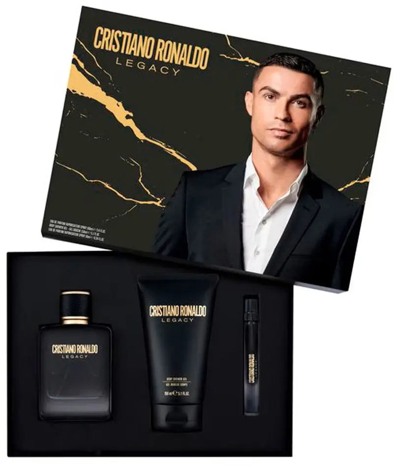 Legacy 3-Piece Set By Cristiano Ronaldo 3.4oz For Men EDP Spray