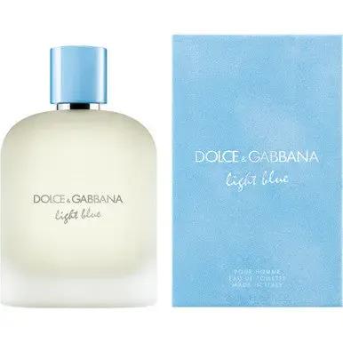 Light Blue by Dolce &amp; Gabbana for Men 6.7oz EDT perfume bottle