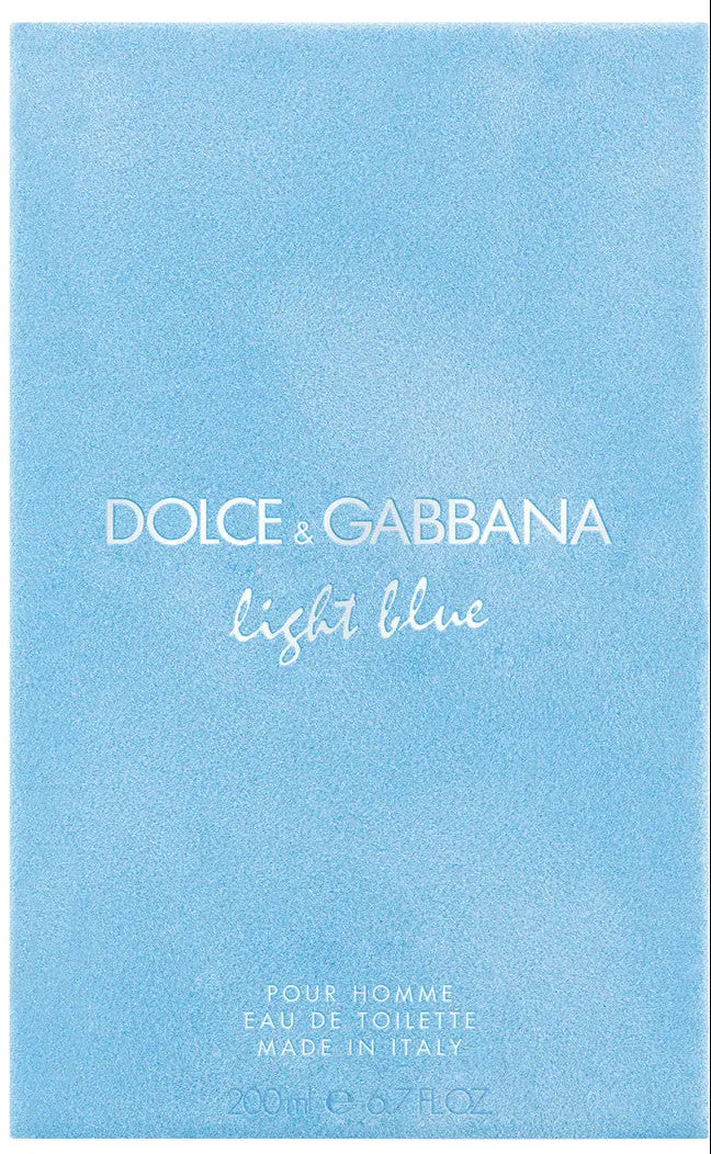 Light Blue by Dolce &amp; Gabbana Men original 6.7oz Eau de Toilette box