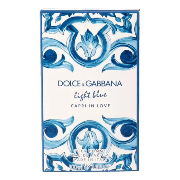 Light Blue Capri In Love by Dolce &amp; Gabbana original box 3.3oz EDP for men