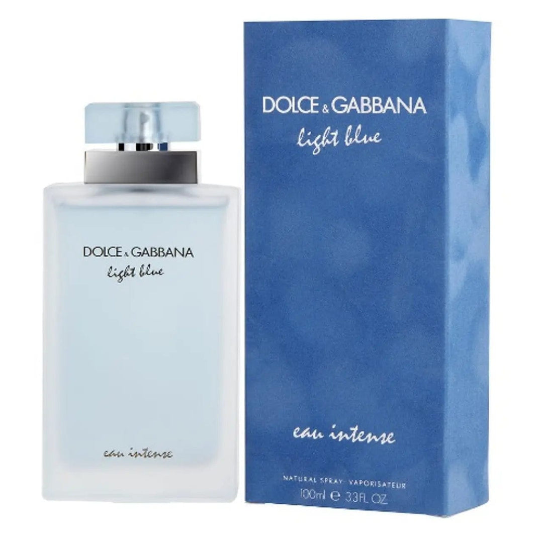 Light Blue Eau Intense by Dolce & Gabbana for Women 3.3oz EDP perfume bottle
