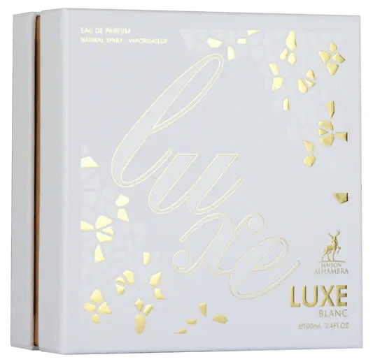 Luxe Blanc By Maison Alhambra For Men 3.4oz original box